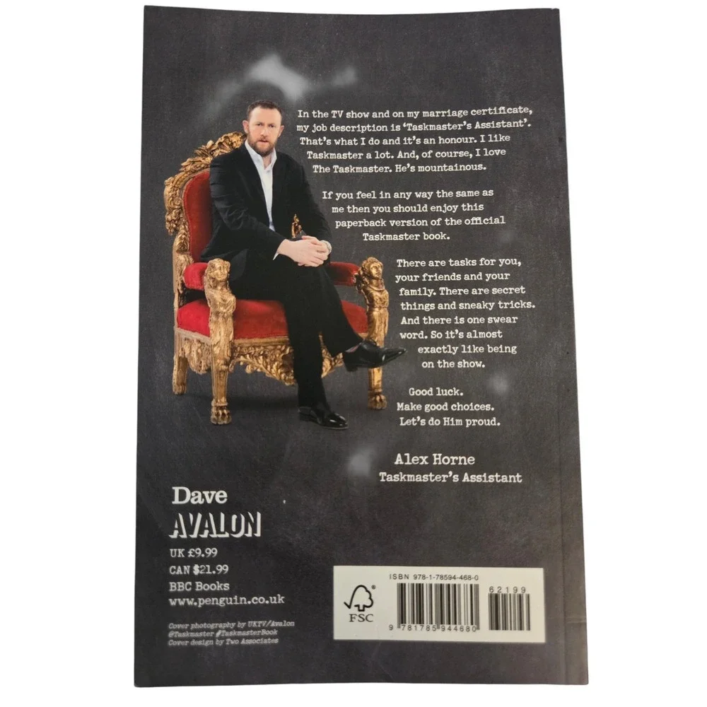 Taskmaster 220 Extraordinary Tasks for Ordinary People Alex Horne Paperback Book